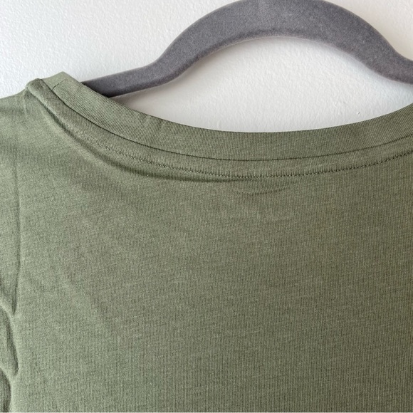 Old navy bestee crop t-shirt 2X army green modal cotton tee NWT plus sz fashion - Picture 8 of 11